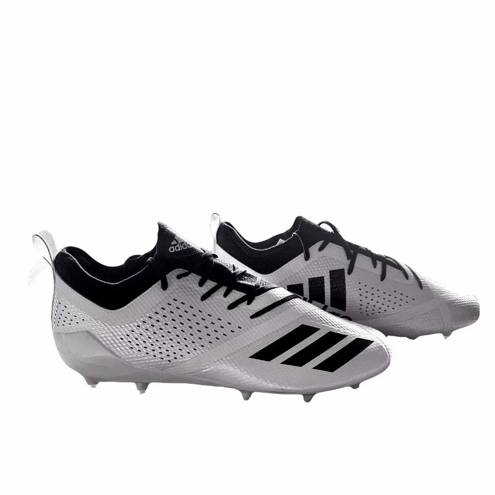 Adidas‎ Adizero 5-Star 7.0 Football Cleats White Navy Blue DA9549 Mens size 16